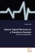 Sparse Signal Recovery in a Transform Domain