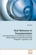 Oral Tolerance in Transplantation