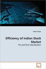 Efficiency of Indian Stock Market