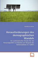 Herausforderungen des demographischen Wandels