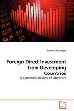 Foreign Direct Investment from Developing Countries