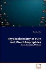 Physicochemistry of Pure and Mixed Amphiphiles