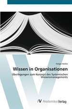 Wissen in Organisationen