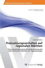 Preissetzungsverhalten auf regionalen Märkten