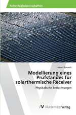 Modellierung eines Prüfstandes für solarthermische Receiver