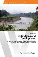 Institutions and Development