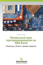 Nachal'nyy Kurs Programmirovaniya Na VBA Excel: Filosofskiy Analiz