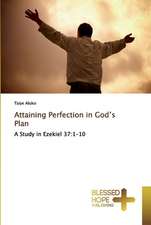 Attaining Perfection in God¿s Plan