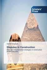 Disputes in Construction