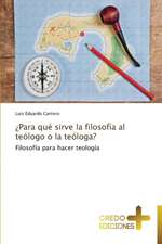 Para Que Sirve La Filosofia Al Teologo O La Teologa?: A Nigerian Perspective