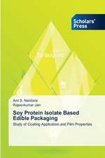 Soy Protein Isolate Based Edible Packaging