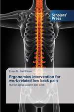 Ergonomics Intervention for Work-Related Low Back Pain: LVL Reinforced Composite