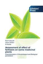 Assessment of Effect of Fertlizers on Some Medicinal Plants: Three Female Generations