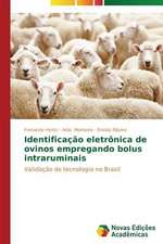 Identificacao Eletronica de Ovinos Empregando Bolus Intraruminais: Diagnostico E Proposicoes