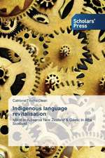 Indigenous Language Revitalisation: Knowledge, Skills & Dispositions