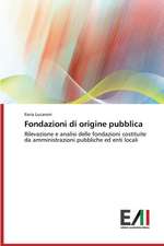 Fondazioni Di Origine Pubblica