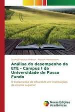 Analise Do Desempenho Da Ete - Campus I Da Universidade de Passo Fundo: Um Olhar Prospectivo