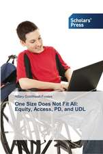 One Size Does Not Fit All: Equity, Access, PD, and UDL