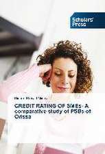 Credit Rating of Smes- A Comparative Study of Psbs of Orissa