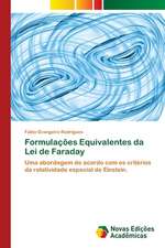 Formulacoes Equivalentes Da Lei de Faraday: Um Estudo NAS Academias de Sao Jose