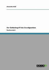 Der Gottesbegriff des Grundgesetzes