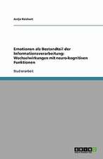 Emotionen als Bestandteil der Informationsverarbeitung: Wechselwirkungen mit neuro-kognitiven Funktionen