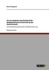 Die Europäische Haushaltspolitik - Budgetpolitische Entwicklung der Gemeinschaft