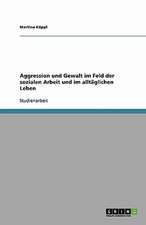 Aggression und Gewalt im Feld der sozialen Arbeit und im alltäglichen Leben