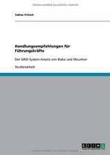 Handlungsempfehlungen für Führungskräfte