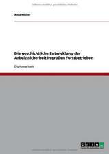 Die geschichtliche Entwicklung der Arbeitssicherheit in großen Forstbetrieben