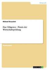 Due Diligence - Praxis der Wirtschaftsprüfung