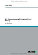 Die Weltanschauungslehre von Wilhelm Dilthey