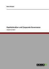 Kapitalstruktur und Corporate Governance