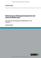 Bedeutung von Managementsystemen und deren Zertifizierung