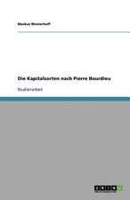 Die Kapitalsorten nach Pierre Bourdieu