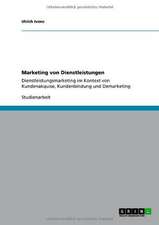 Marketing von Dienstleistungen