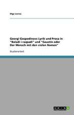 Georgi Gospodinovs Lyrik und Prosa in 