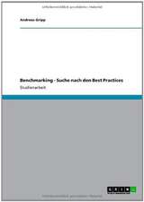 Benchmarking - Suche nach den Best Practices