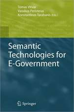 Semantic Technologies for E-Government