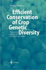 Efficient Conservation Of Crop Genetic Diversity: Theoretical Approaches And Empirical Studies