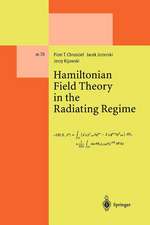 Hamiltonian Field Theory in the Radiating Regime