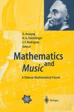 Mathematics and Music: A Diderot Mathematical Forum