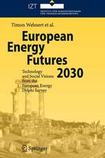 European Energy Futures 2030: Technology and Social Visions from the European Energy Delphi Survey