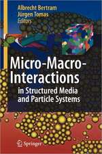 Micro-Macro-Interactions: In Structured Media and Particle Systems