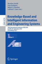 Knowledge-Based and Intelligent Information and Engineering Systems: 14th International Conference, KES 2010, Cardiff, UK, September 8-10, 2010, Proceedings, Part I