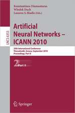 Artificial Neural Networks - ICANN 2010: 20th International Conference, Thessaloniki, Greece, Septmeber 15-18, 2020, Proceedings, Part II