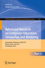 Advanced Research on Computer Education, Simulation and Modeling: International Conference, CESM 2011, Wuhan, China, June 18-19, 2011. Proceedings, Part II