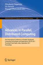 Advances in Parallel, Distributed Computing: First International Conference on Parallel, Distributed Computing Technologies and Applications, PDCTA 2011, Tirunelveli, Tamil Nadu, India, September 23-25, 2011, Proceedings