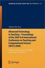 Advanced Technology in Teaching - Proceedings of the 2009 3rd International Conference on Teaching and Computational Science (WTCS 2009): Volume 2: Education, Psychology and Computer Science