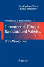 Thermoelectric Power in Nanostructured Materials: Strong Magnetic Fields